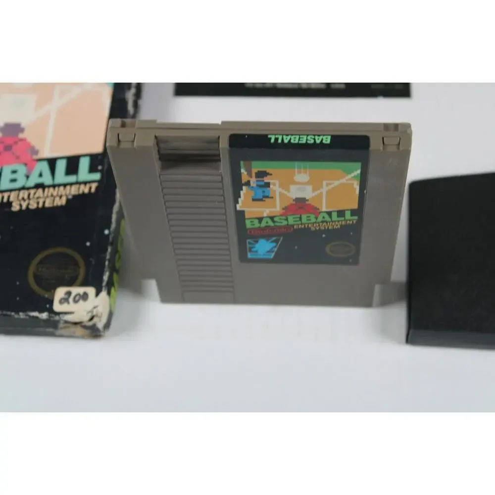 Baseball (Nintendo Entertainment System, 1985, NES) Complete W/ Manual, box